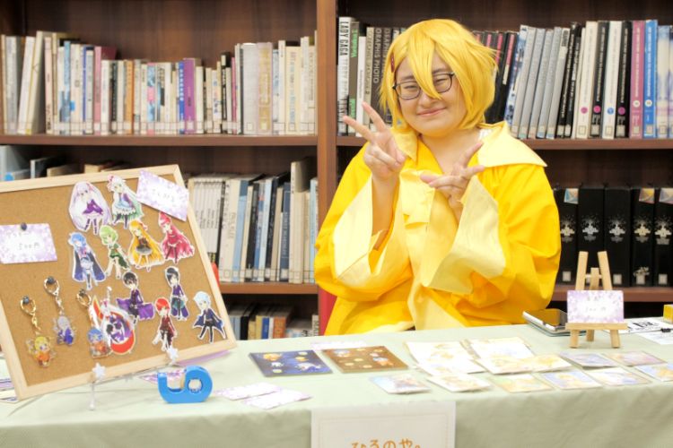 学園祭で出展する学生